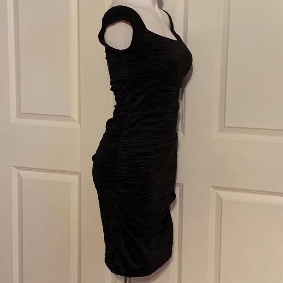 3/$30 Gathered Little Black Dress - Picture 2 of 8